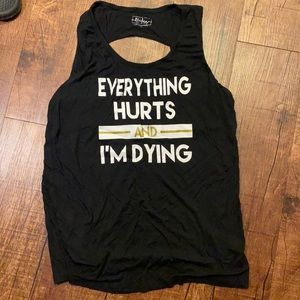 Funny women’s workout tank